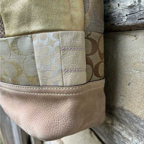 Coach Patchwork Bucket Shoulder Bag - Picture 4 of 12